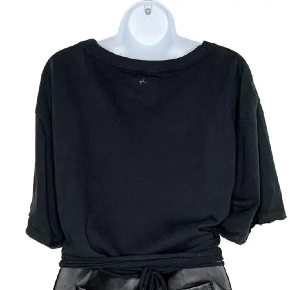 BUNDLE 2 x Urban Outfitters Out From Under Kora Wrap Tee | White & Black - Picture 3 of 7